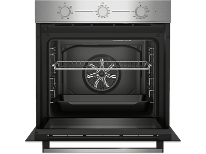 BEKO BBSE12120XD — Pack Horno + Placa, 59 cm, Inox, Horno Multifunción, 72 l