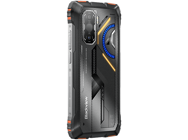 BLACKVIEW Rock 3 — Smartphone, Naranja, 256 GB, Móvil Android, 6,78"