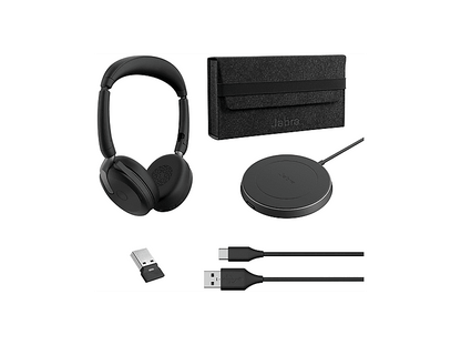 JABRA — Auriculares de oficina, Circumaurales, Bluetooth, Negro, Evolve2 65 Flex JABRA
