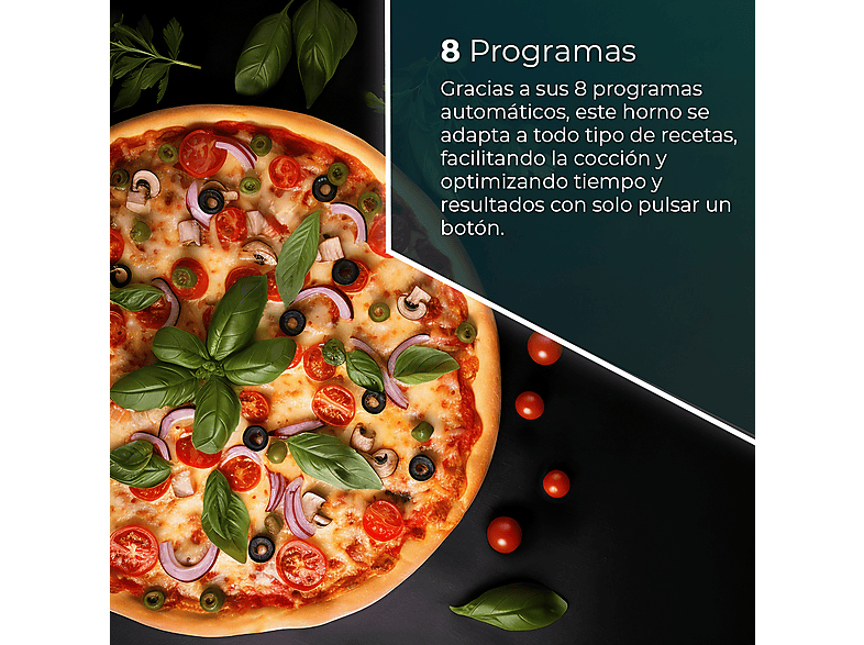 SVAN SHM8700DX — Horno multifunción, 59,5 cm, Inox, Libre instalación, 70 l