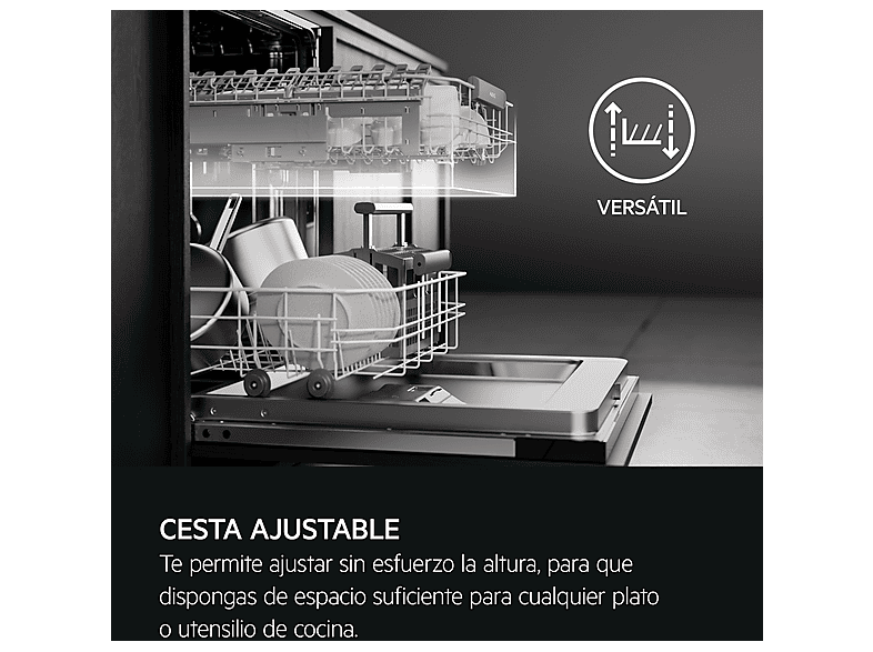 AEG FFB74927ZW — Lavavajillas, 14 servicios, 8 programas, 60 cm, Blanco
