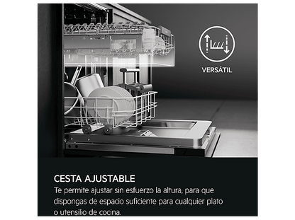 AEG FFB74927ZW — Lavavajillas, 14 servicios, 8 programas, 60 cm, Blanco