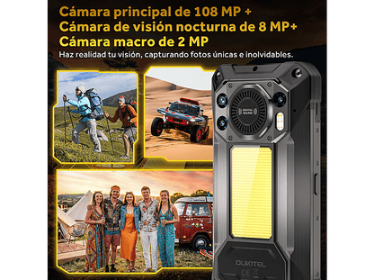 OUKITEL WP61PLUS — Smartphone, 512 GB, 12 GB RAM, 20000 mAh, negro
