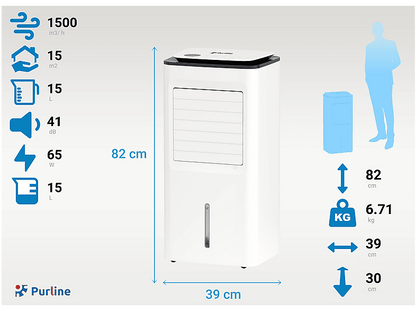 PURLINE — Climatizador evaporativo, Blanco, RAFY 99D PURLINE