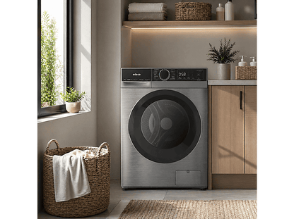 EDESA EWF-7201 X — Lavadora carga frontal, 7 kg, 15 programas, Inox