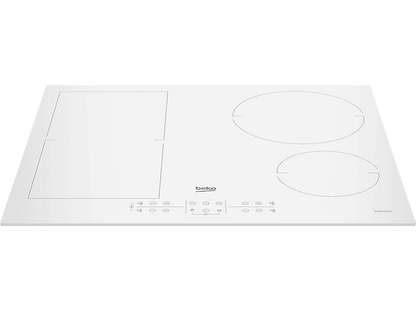 BEKO — Placa de inducción, Blanco, Placa inducción- Beko HII64200FMTW, 4 zonas + 1 FlexiZone, IndyFlex