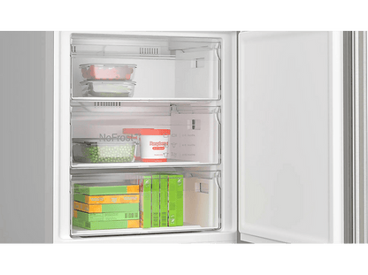 BOSCH Serie 4 KGN492IDF — Frigorífico combi, Altura 2030 mm, No Frost, Capacidad 440 l, Acero inoxidable