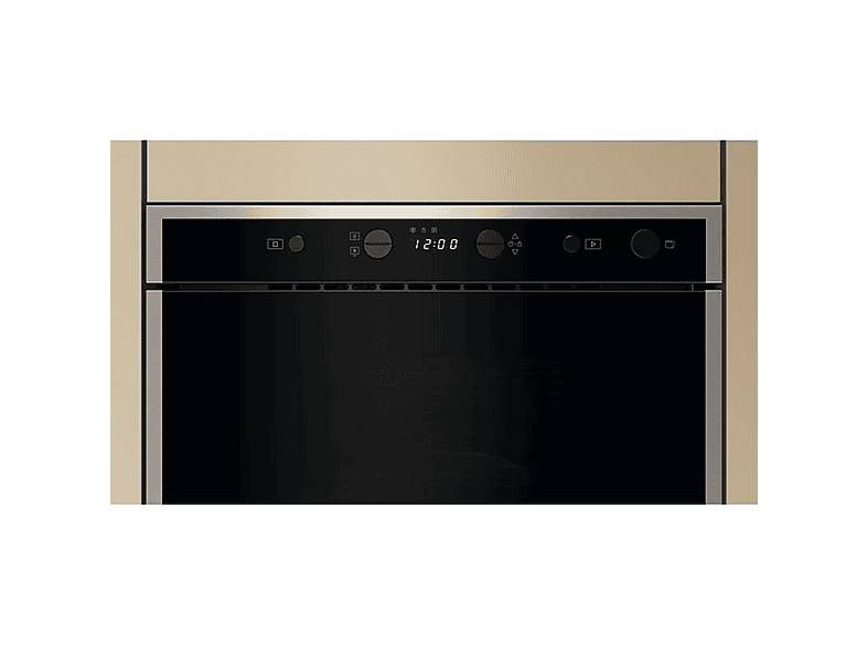 WHIRLPOOL WMN461BXF — Microondas integrable, 750 W, Negro, 22 l, Acero inoxidable