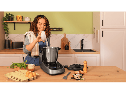 CECOTEC Mambo Touch con Jarra Habana — Robot de cocina, 1600W, Negro, 3.3 l, 37 Funciones
