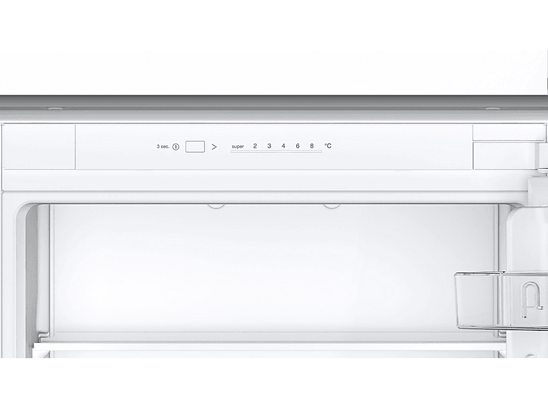 BOSCH KIV87NSE0 — Frigorífico combi, Altura 1772 mm, White, No Frost, Capacidad 270 l