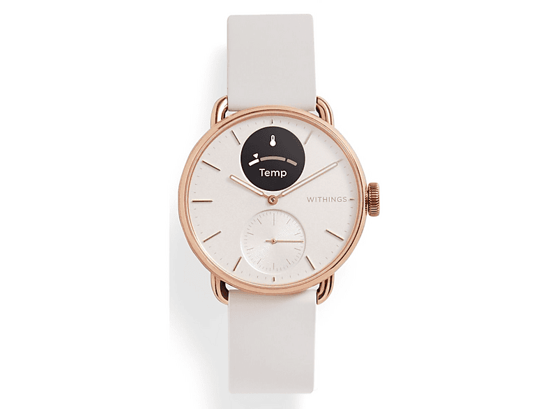 WITHINGS ScanWatch 2 — Smartwatch, Dorado, Acero inoxidable