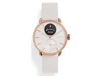 WITHINGS ScanWatch 2 — Smartwatch, Dorado, Acero inoxidable