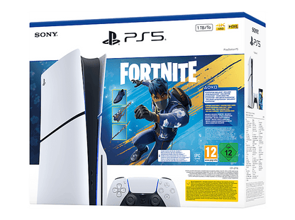 SONY Slim 1TB Edición Disco - Fortnite Flowering Chaos — Consola PS5, White