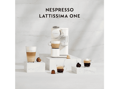DELONGHI EN510.W LATTISSIMA ONE NEW OR — Cafetera de cápsulas, 1450 W, Blanco, 19 bar, 165 ml