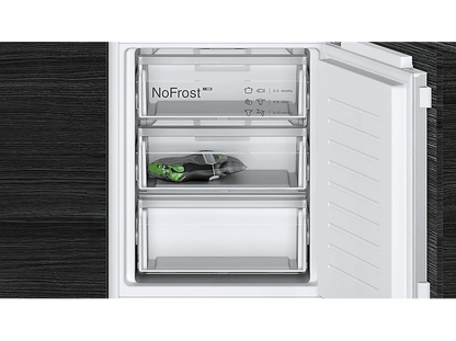 SIEMENS KI86NHFE0 — Frigorífico combi, Altura 177,2 cm, Blanco, No Frost, Capacidad 260 l