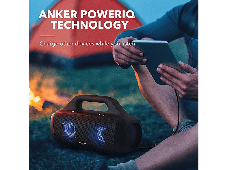 SOUNDCORE BY ANKER Select Pro — Altavoz inalámbrico, 30 W, Bluetooth, Black, 16 h