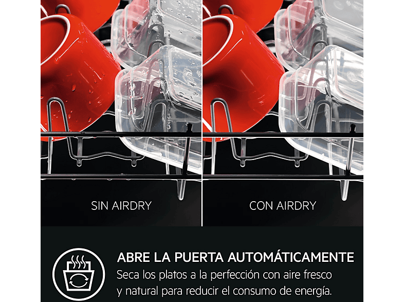 AEG FSB34707Z — Lavavajillas integrable, 14 servicios, 5 programas, 59.6 cm, AirDry