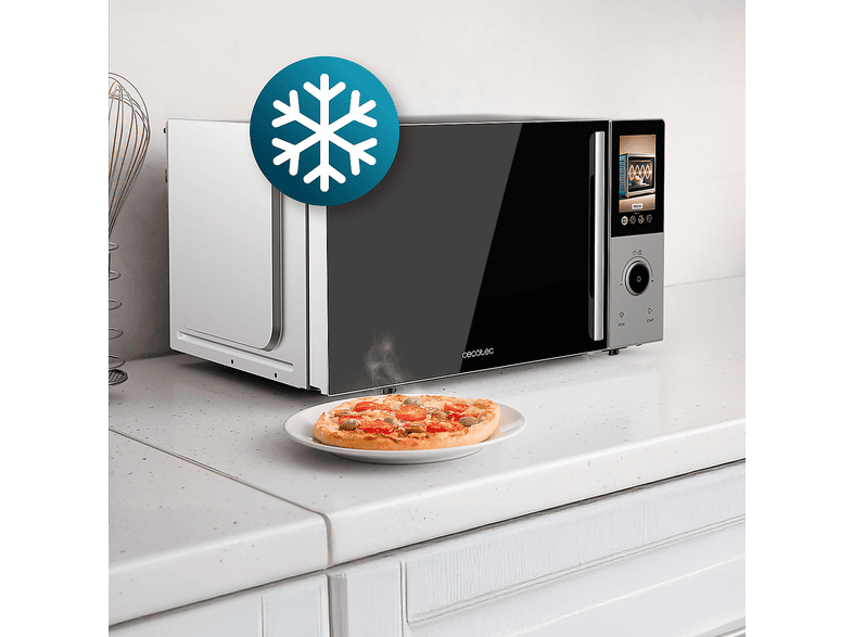 CECOTEC Convection 2500 Touch — Microondas, 2200 W, Negro, 25 l