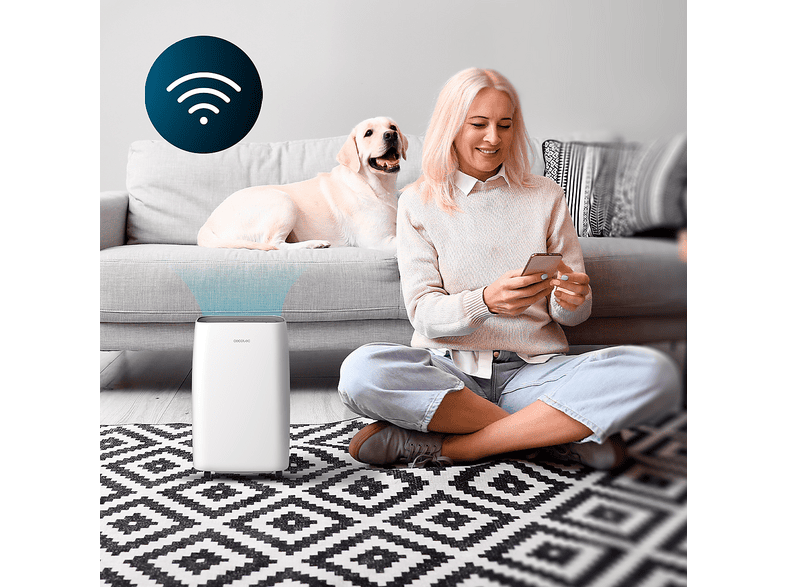 CECOTEC BigDry 10000 Expert Connected — Deshumidificador, 120 m², Blanco, 6 l