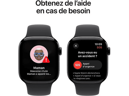 APPLE Watch Series 10 — Smartwatch, Aluminio, Negro, S/M