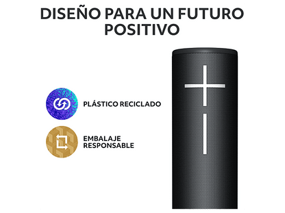 ULTIMATE EARS MEGABOOM 4 BLACK — Altavoz inalámbrico, 0 W, Bluetooth, Negro, 20 horas
