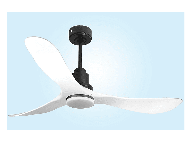 PURLINE TongaD132C04LED64621 — Ventilador de techo, 18 W, 6 velocidades, Negro