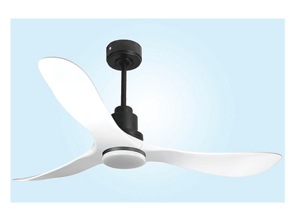 PURLINE TongaD132C04LED64621 — Ventilador de techo, 18 W, 6 velocidades, Negro