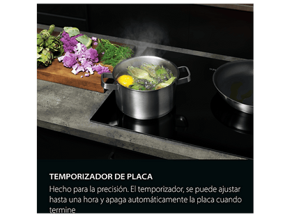 AEG TR64IT00FB — Placa inducción, 4 zonas Flex de 22 cm, 59 cm, Negro, Función Puente