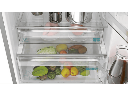 SIEMENS iQ300 KG49NXIDF — Frigorífico combi, Altura 203 mm, No Frost, Capacidad 440 l, Stainless steel