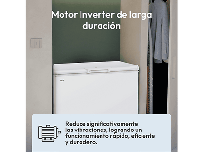 CANDY CCHH 3012E — Congelador horizontal, 840 mm, Blanco, 300 l