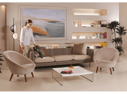 HOOVER HF401P 011 — Aspirador sin bolsa, 190 W, Bicolor, Potencia de succión 80 AirWatt, Depósito 0,7 l