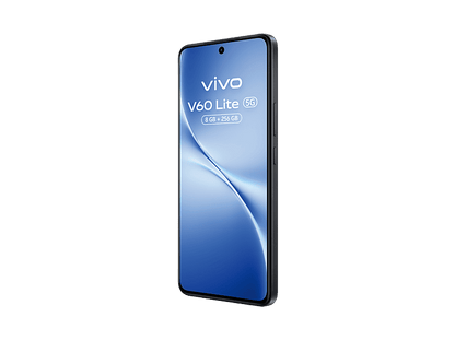 VIVO BUNDLE V60 LITE 6.77P/ 5G/8N/8+256GB/B — Smartphone, Negro, 8 GB RAM, 6500 mAh, Móvil Android