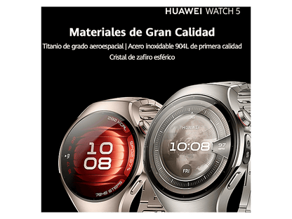 HUAWEI Watch 5 — Smartwatch, 46mm, 32 GB, Negro, NFC