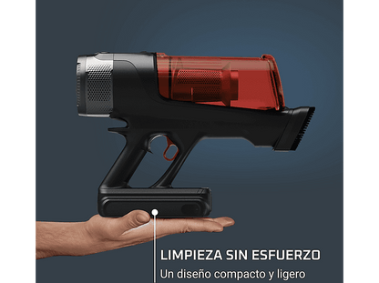 ROWENTA RH9A73 X - Force Flex 13.60 Animal Care — Aspirador escoba, 380 W, 0.65 L, Multisuperficie, Rojo