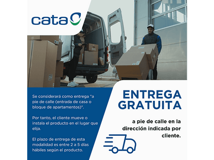 CATA 2186309 ARMONIA X60 — Campana grupo filtrante, 3 velocidades, 645 m³/h, 44 cm, Acero Inox