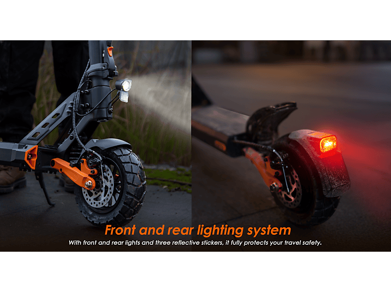 KUKIRIN G2 Pro VMP — Patinete eléctrico, Pot. máx. 500 W, Carga máx. 120 kg, negro (ref. 168226373)