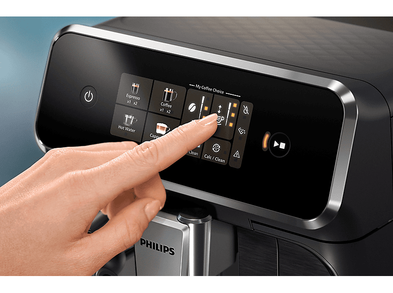 PHILIPS EP2331/10 — Cafetera superautomática, Negro, LatteGo, 15 Bar, 4 Bebidas