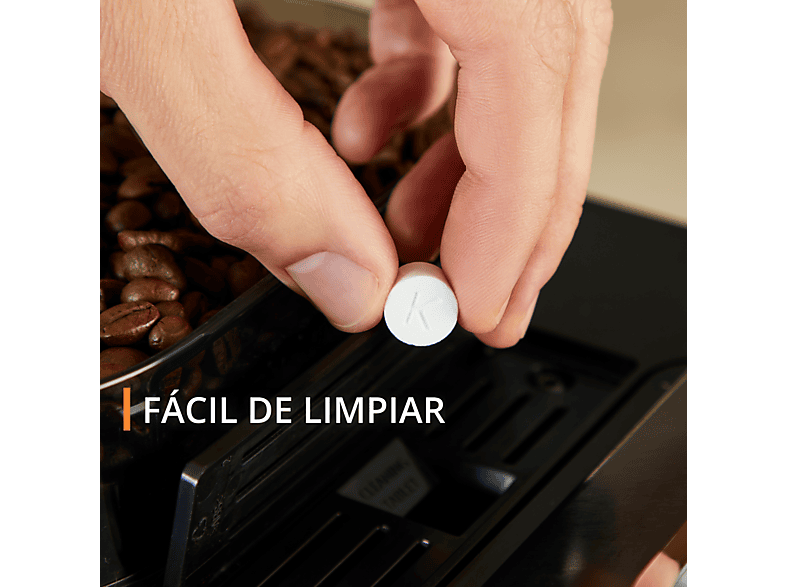 KRUPS Sensation C90 EA910E10 — Cafetera superautomática, 1450 W, 1.7 L, 6 programas, Autolimpieza