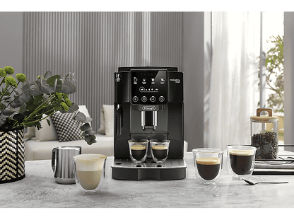 DE LONGHI — Cafetera superautomática, Vaporizador, 1450 W, Negro, De'Longhi Magnifica Start ECAM220.21.BG