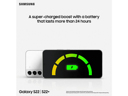 SAMSUNG GALS22+ 6.6P/5G/8N/8+128GB/P — Smartphone, 8 GB RAM, 120 Hz, 4500 mAh, Oro rosado