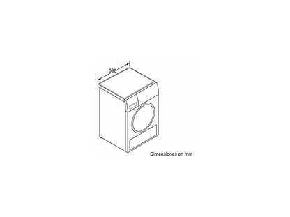 BALAY 3SB090B — Secadora bomba de calor, 9 kg, 15 programas, Blanco, Bomba de calor