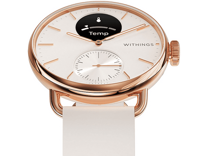 WITHINGS ScanWatch 2 — Smartwatch, Dorado, Acero inoxidable