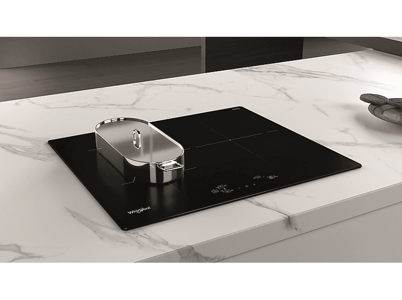 WHIRLPOOL WB Q4860 NE — Placa inducción, Zona grande 30 cm, 59 cm, Negro, 3 zonas