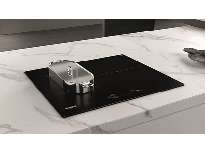 WHIRLPOOL WB Q4860 NE — Placa inducción, Zona grande 30 cm, 59 cm, Negro, 3 zonas