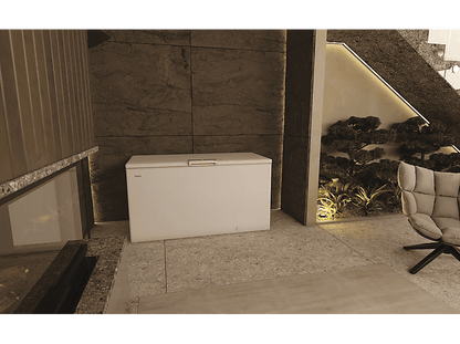 HAIER HCE520E — Congelador horizontal, 890 mm, Blanco