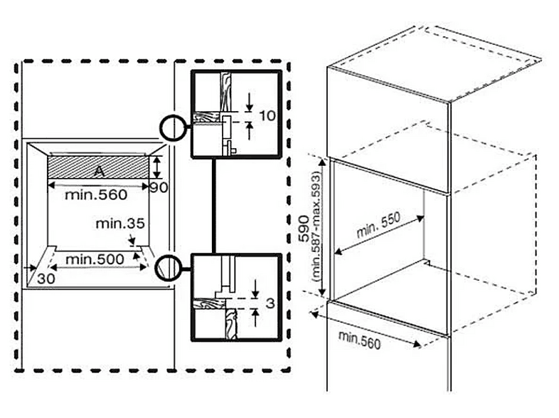BEKO BBIM13300XD — Horno multifunción, 567 mm, Inox, 72 l