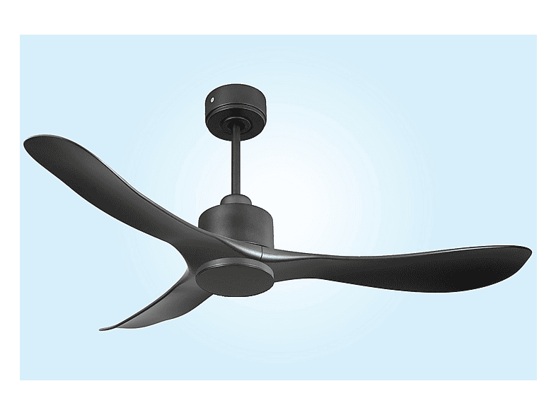 PURLINE TiomanD132C0365189 — Ventilador de techo, 6 velocidades, Negro