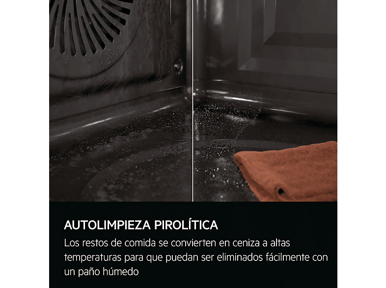 AEG TR6PB531SB — Horno a vapor, Independiente, Pirolítico, 59,6 cm, Negro