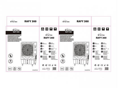 PURLINE — Climatizador evaporativo, Blanco, RAFY 300 PURLINE