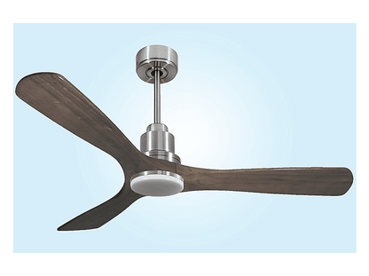 PURLINE MoyoD132C04LED64547 — Ventilador de techo, 18 W, 6 velocidades, Plata